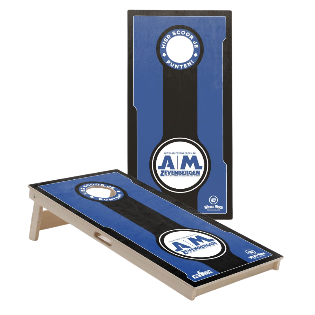Cornhole Set met Eigen Design (Test Tjarco) Cornhole sets Wicked Wood Games