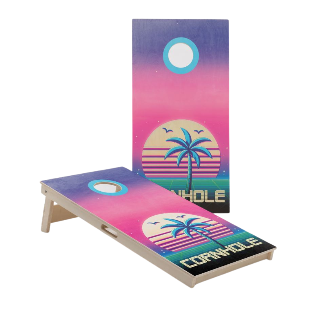 Cornhole Set met Eigen Design (Test Tjarco) Cornhole sets Wicked Wood Games