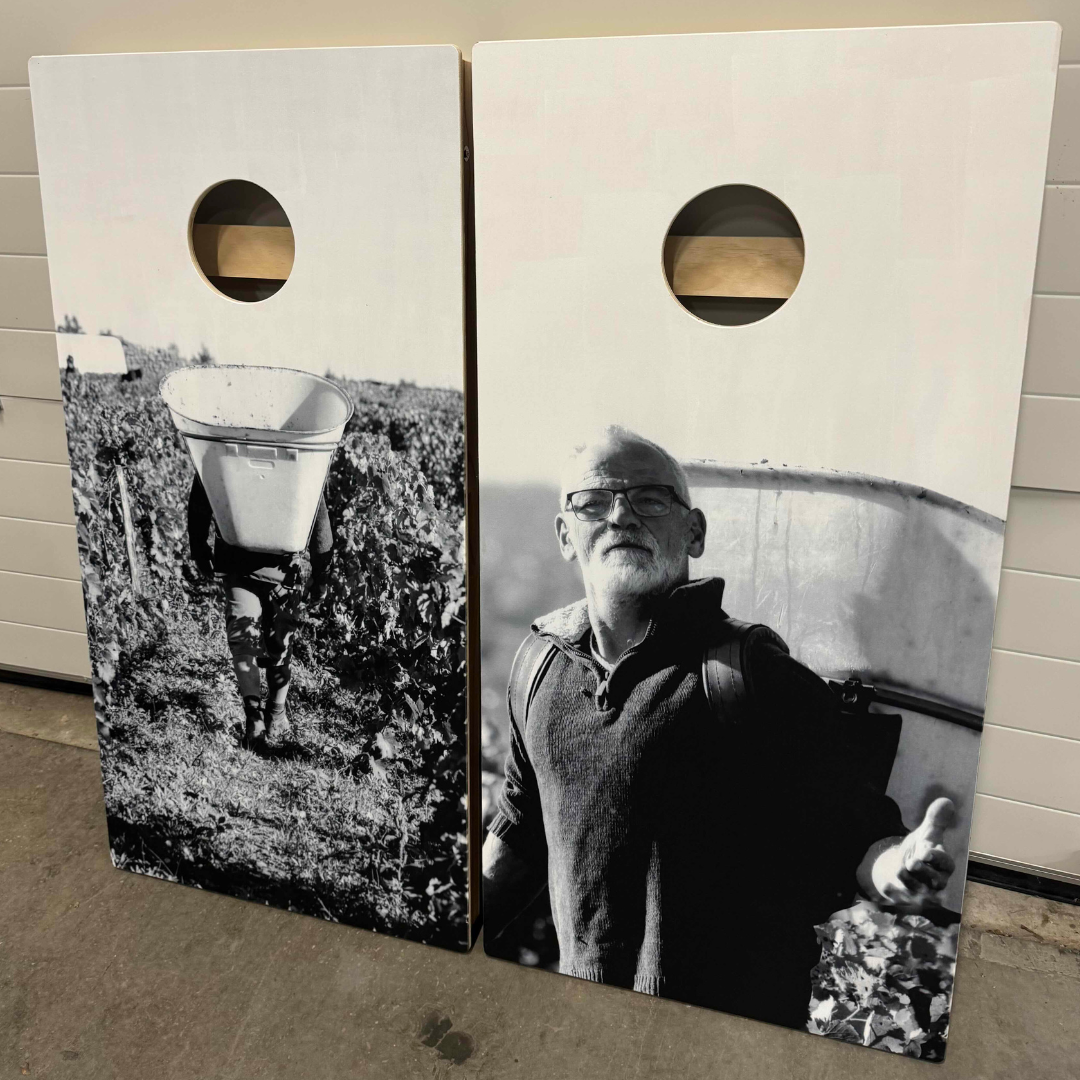 Cornhole Set met Eigen Design (Test Tjarco) Cornhole sets Wicked Wood Games