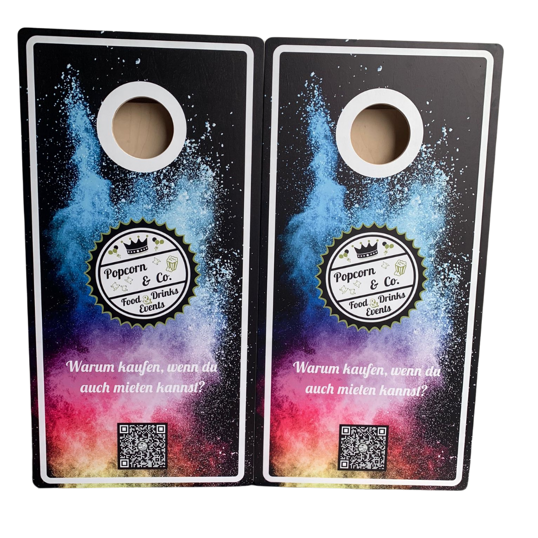 Cornhole Set met Eigen Design (Test Tjarco) Cornhole sets Wicked Wood Games