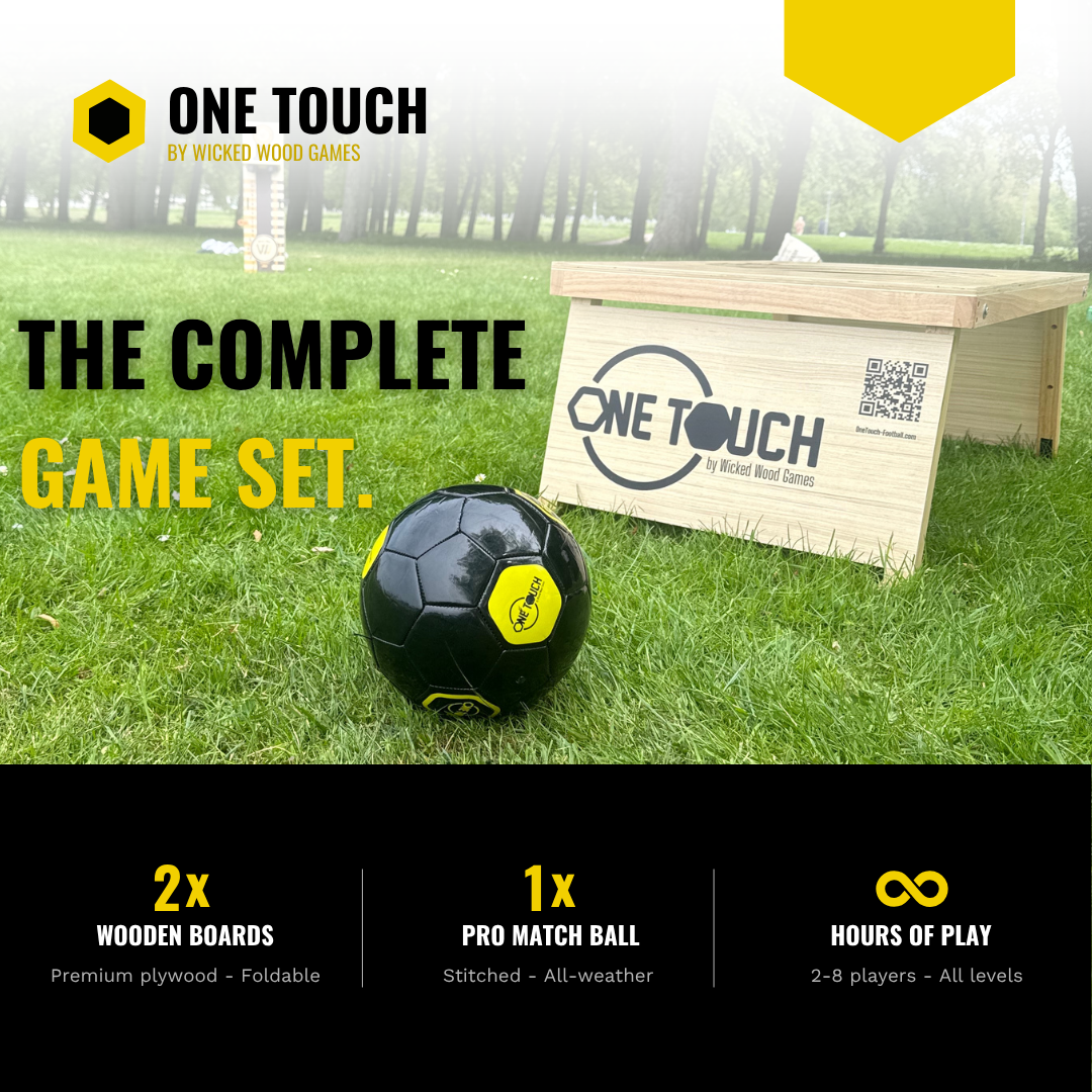 Custom OneTouch - Complete Set Own Design - Including 2x boards / Football / Carrying Bag