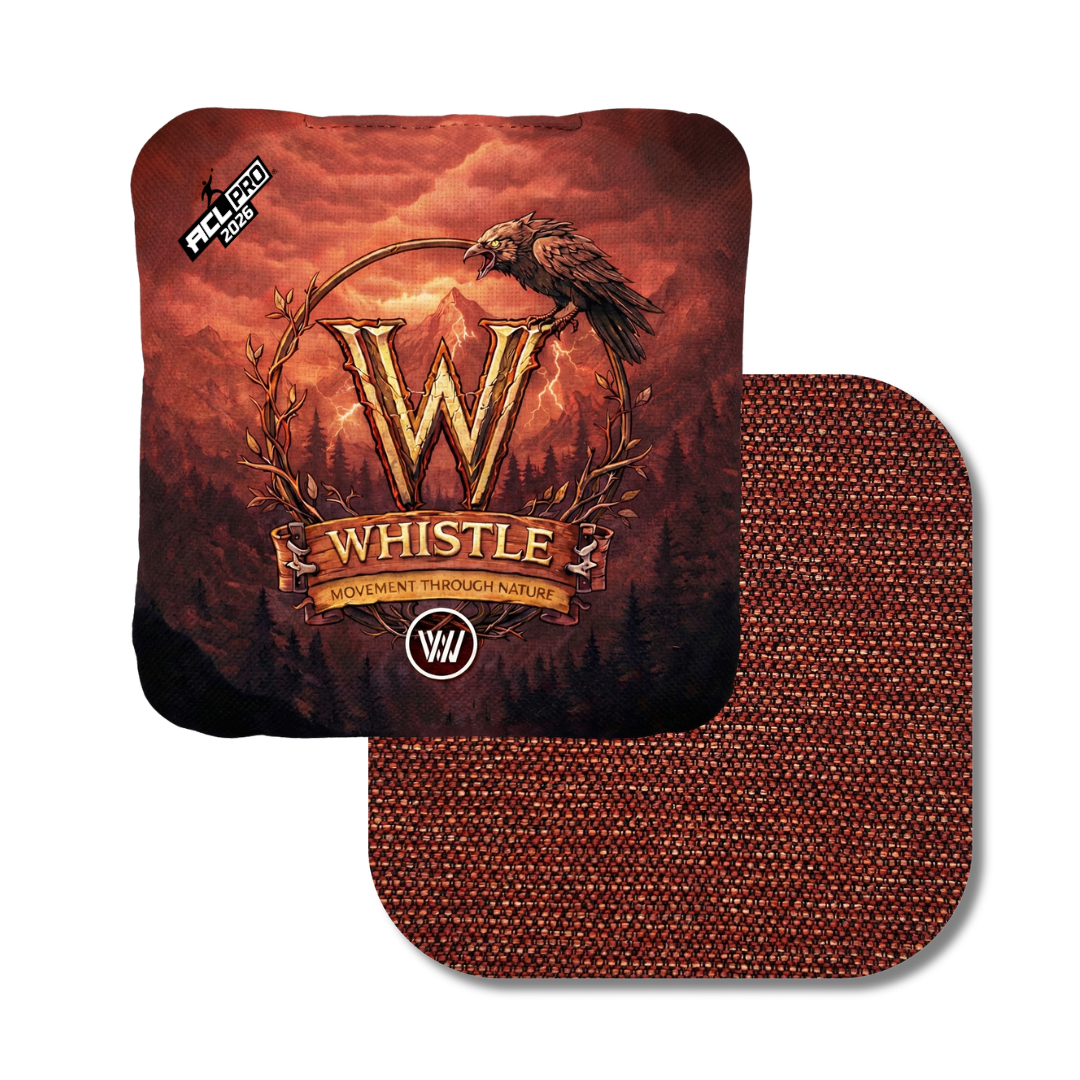 Wicked Wood - WHISTLE - ACL Pro Series - 2026 Cornhole Bags Wicked Wood Games Orange