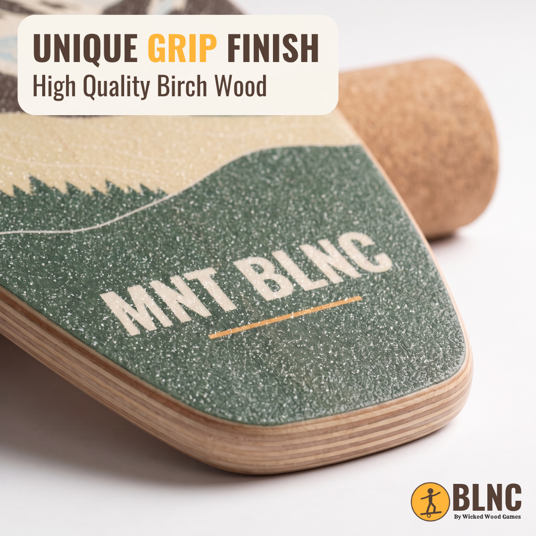 BLNC Balance Boards - COLECCIÓN ALPINE - Incl. Roller y Board Stoppers