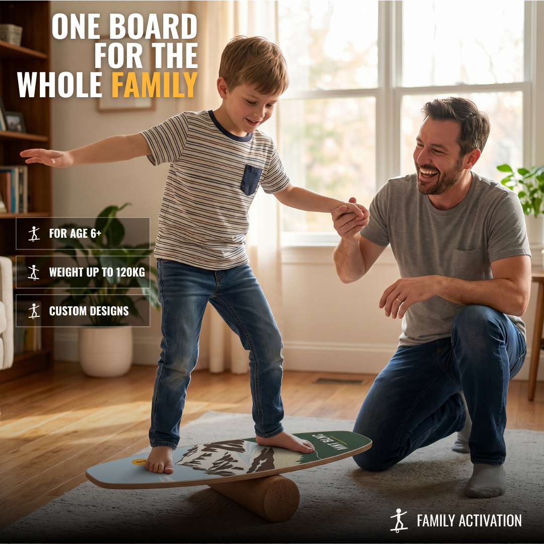 BLNC Balance Boards - COLECCIÓN ALPINE - Incl. Roller y Board Stoppers