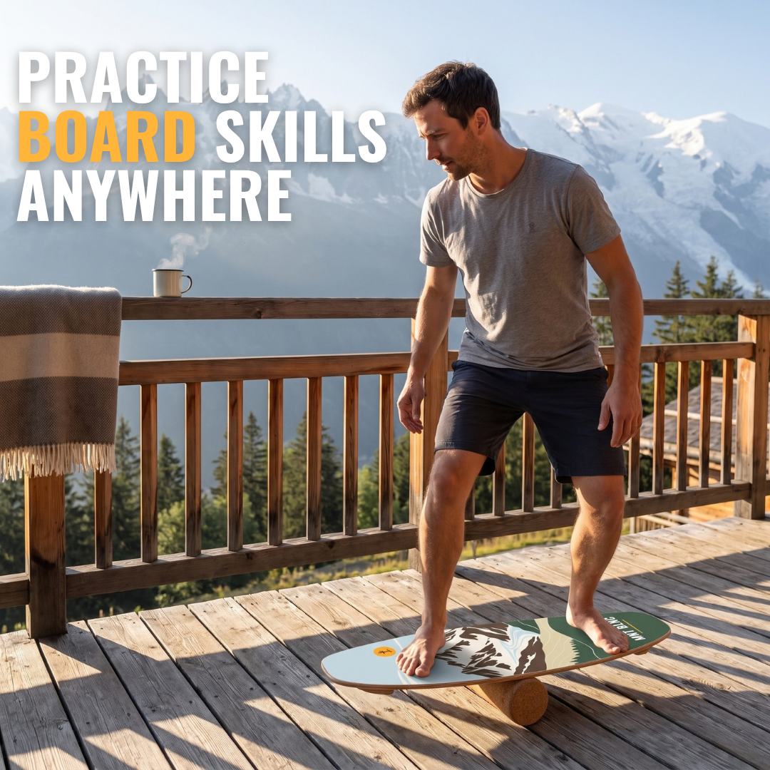 BLNC Balance Boards - COLECCIÓN ALPINE - Incl. Roller y Board Stoppers