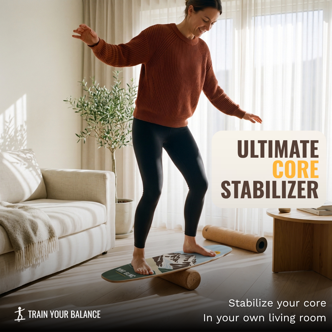BLNC Balance Boards - COLECCIÓN ALPINE - Incl. Roller y Board Stoppers