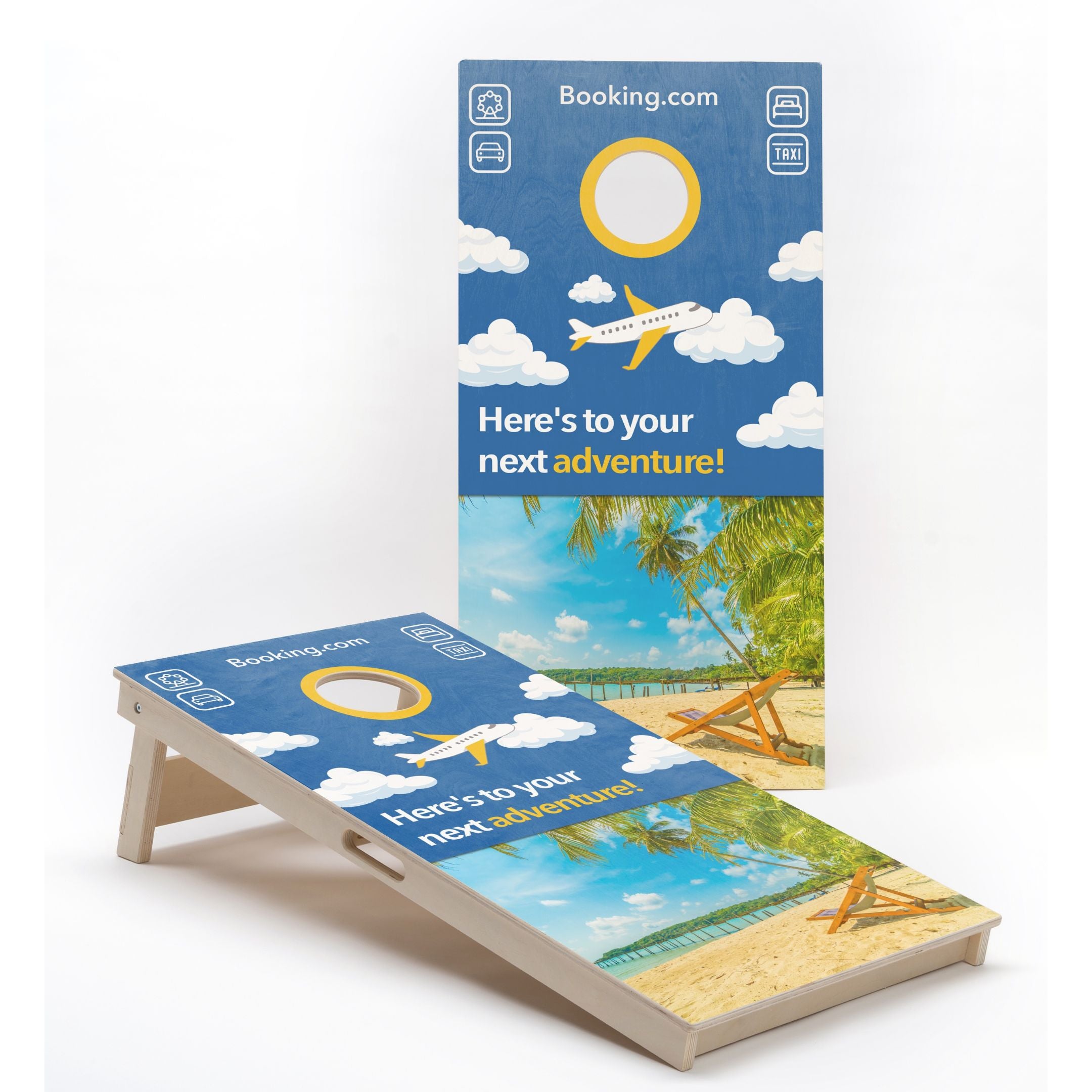 Cornhole Set met Eigen Design (Test Tjarco) Cornhole sets Wicked Wood Games