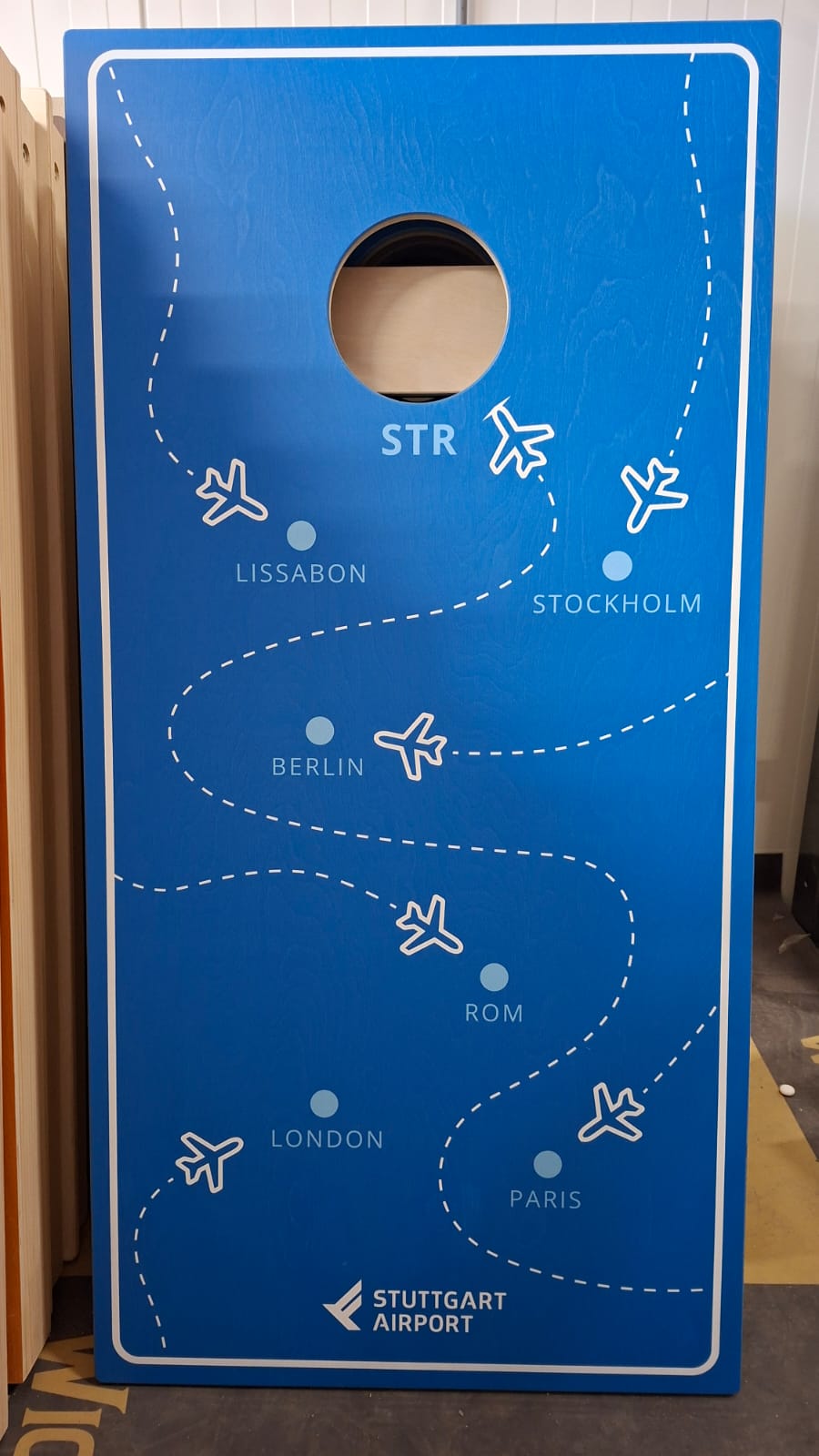 Cornhole Set met Eigen Design (Test Tjarco) Cornhole sets Wicked Wood Games