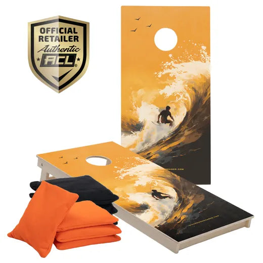 SURF - Cornhole Set - 2 board / 2x4 zakjes Cornhole sets Wicked Wood Games