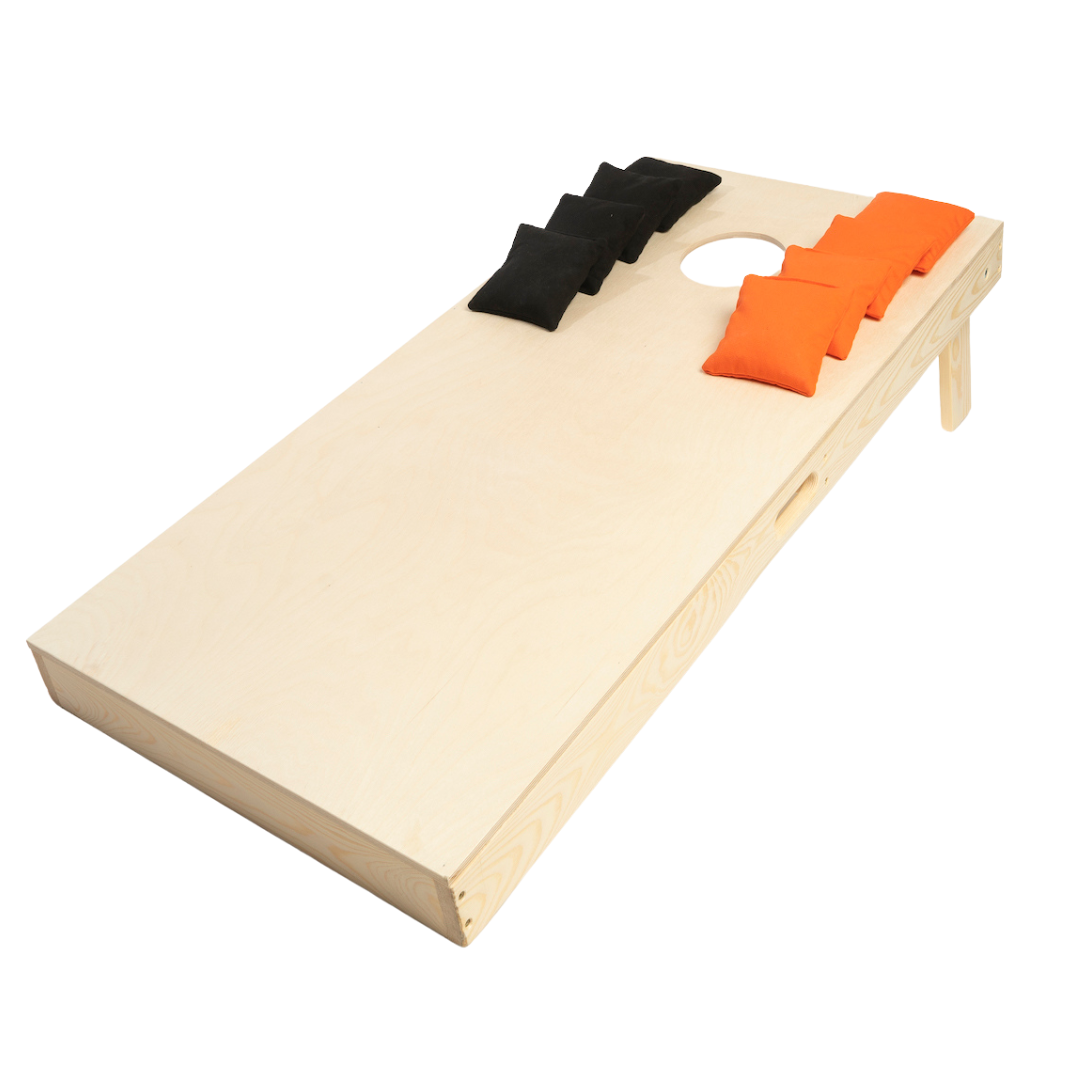 Cornhole Starting Kit - 120x60 - Blanco - 1x Board / 2x4 Bags Cornhole sets Wicked Wood Games