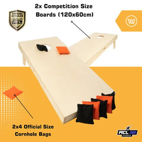 Cornhole Set 120x60 - Blank - Wicked Wood Games Cornhole sets Wicked Wood Games