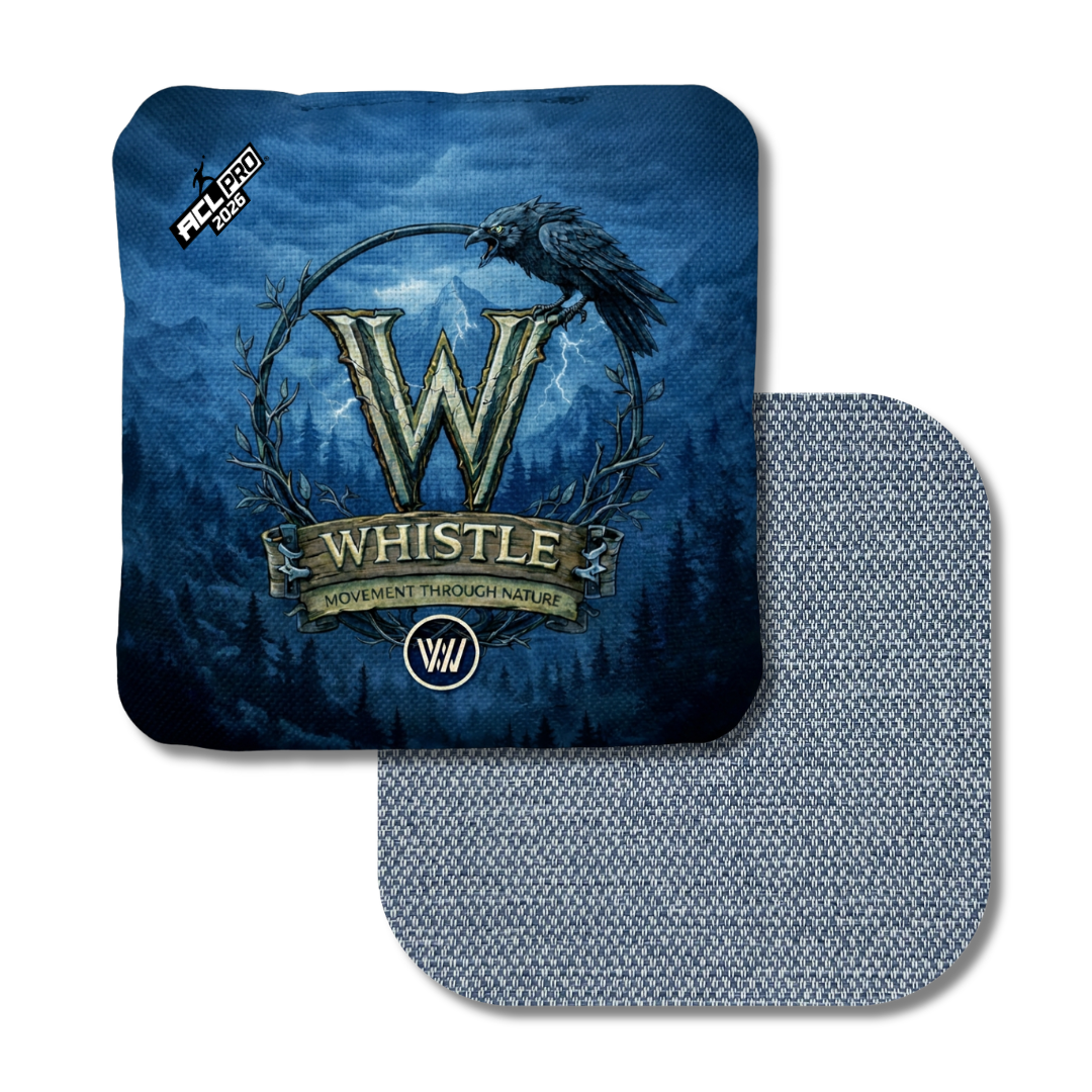 Wicked Wood - WHISTLE - ACL Pro Series - 2026 Cornhole Bags Wicked Wood Games Blue
