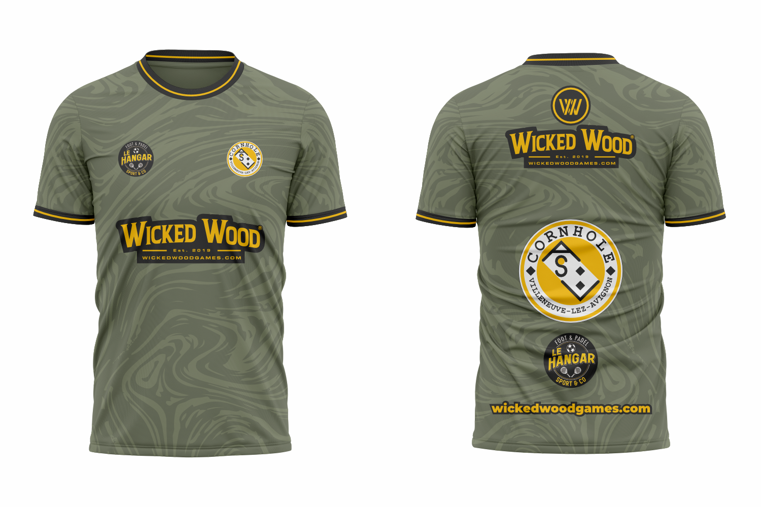 Customized Club Jersey Accessoires Wicked Wood Games