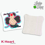 K Heart White