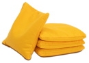 Yellow cornhole bags
