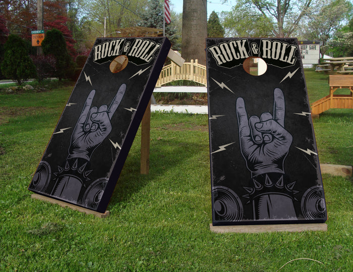 Cornhole Set - Rock 'n Roll - 120x60cm Cornhole sets Wicked Wood Games